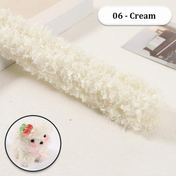 Crafteria C06 Rabbit Fur Pipe Cleaners 1Mtr Approx.
