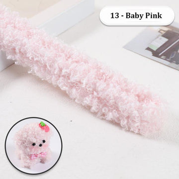 Crafteria C13 Rabbit Fur Pipe Cleaners 1Mtr Approx.