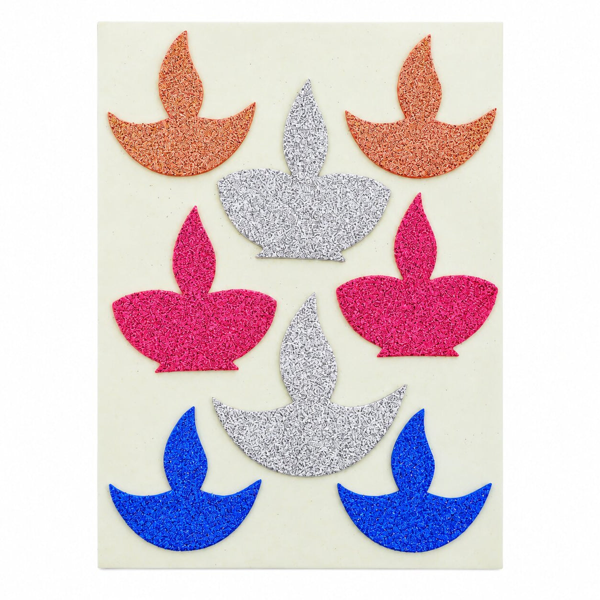 Small Diwali Glitter Sticker D01 (Random Colours)