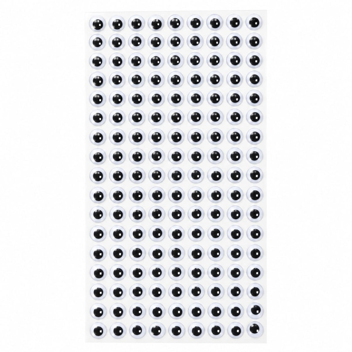generic Round Googly Eyes for Craft – 8 MM | 112 Pcs Per Card | Pack of 10 Cards | DIY Craft Eyes