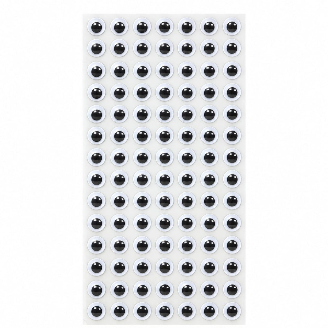 GENERIC Round Googly Eyes for Craft – 10 MM | 66 Pcs Per Card | Pack of 10 Cards | DIY Craft Eyes