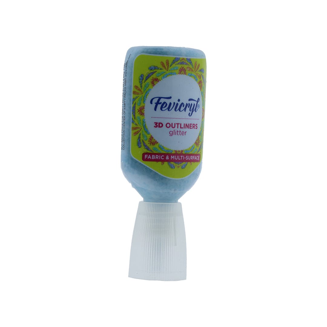 Pidilite Aqua Blue Fevicryl 3D Outliner Glitter (20ml)