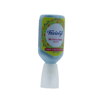 Pidilite Aqua Blue Fevicryl 3D Outliner Glitter (20ml)