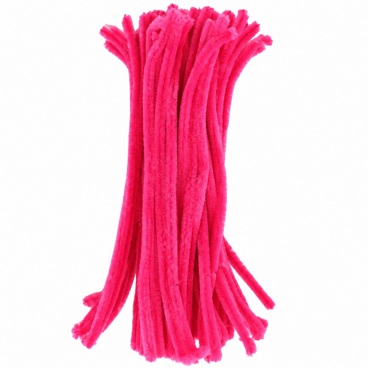 Bubblegum Pink Chenille Pipe Cleaners 10MM – Pack of 100 Pcs