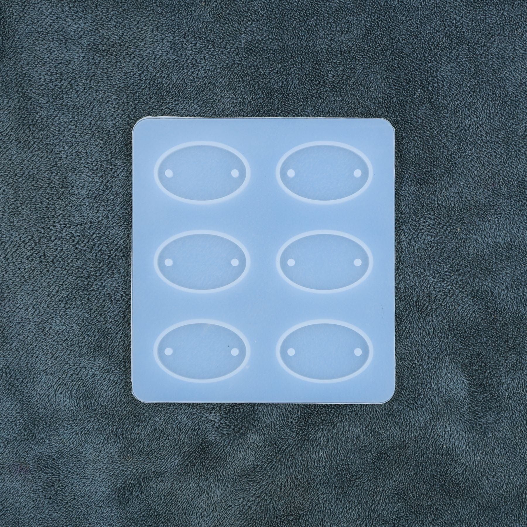 My Store Silicon Mould 6 Cavity Oval Rakhi & Bracelet Mould