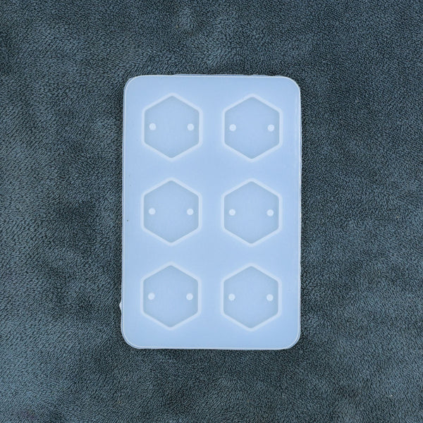 My Store Silicon Mould 6 Cavity Hexagon Rakhi & Bracelet Mould