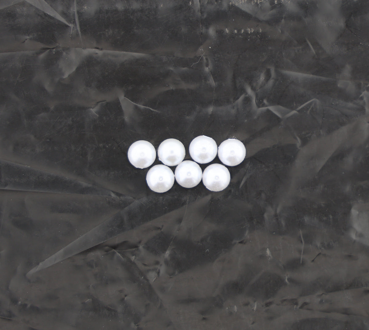 6MM White Pearl Moti – Round Glossy Craft Pearl Beads for Jewellery Making, DIY & Decoration | Pack of Approx. 25 GM