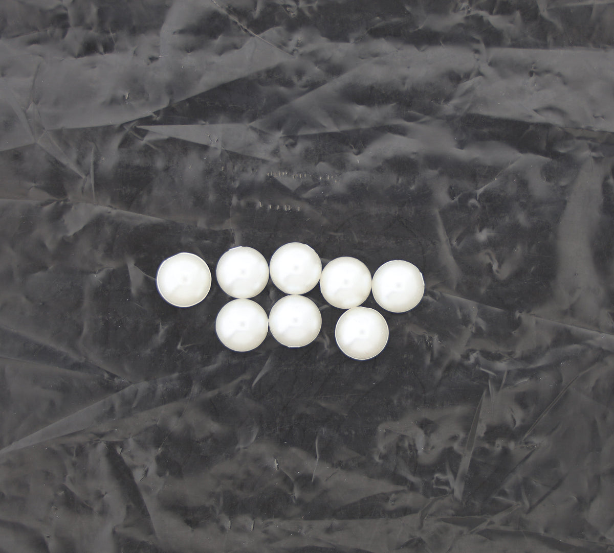 8MM White Pearl Moti – Round Glossy Craft Pearl Beads for Jewellery Making, DIY & Decoration | Pack of Approx. 25 GM