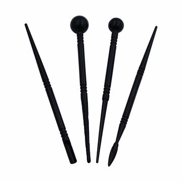 Keep Smiling POTTERY TOOL 4Pcs Soft Pottery Petal Pill Stick