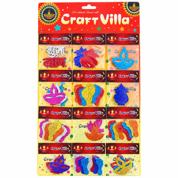 Diwali Glitter Sticker (Random Colours)