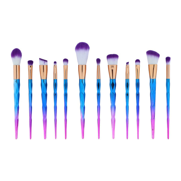 Crafteria 12 in 1 Makeup Art Brush Set With Dual Tone Colour Handle