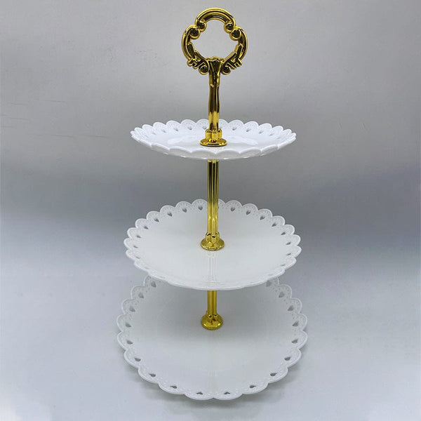My Store CAKE STAND 3 Tier Cake ABS Plastic Stand Telephone Shape