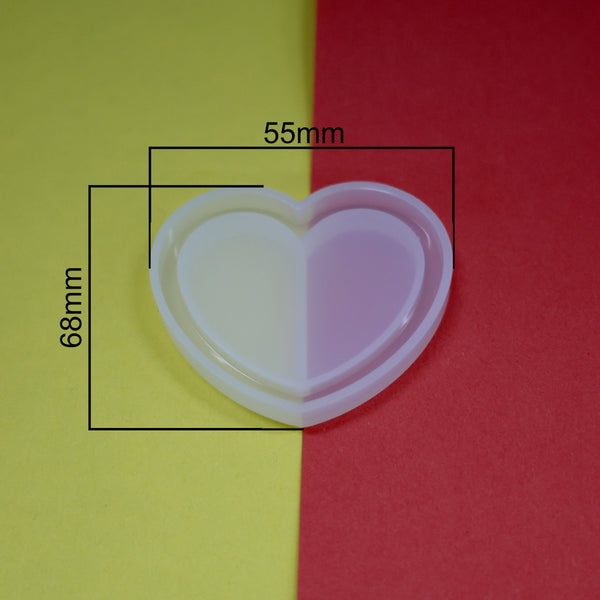 My Store Silicon Mould Heart Shakers Mould