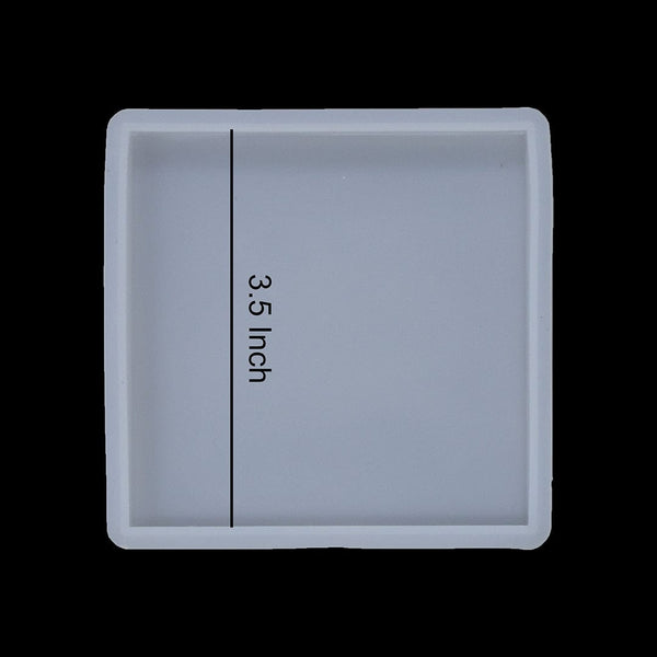 My Store Silicon Mould 3.5Inch Square Coaster Mould