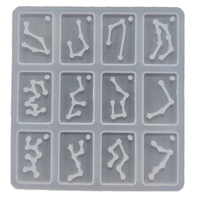 Crafteria 12 IN 1 ZODIAC SIGNS PENDANT MOULD
