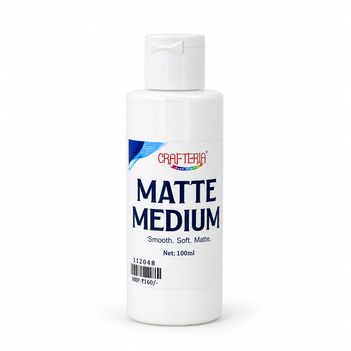 Crafteria Matte Medium – 100 ML | Smooth Soft Matte Art & Craft Medium