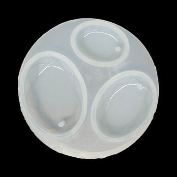My Store Silicon Mould OVAL SHAPE DIAMOND PENDANT MOULD