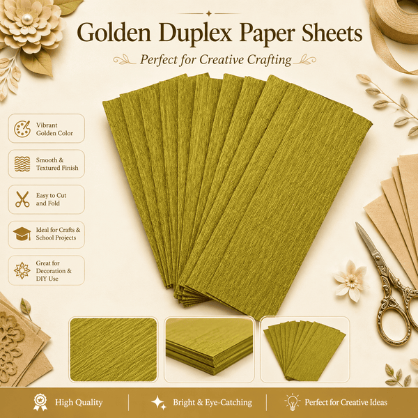Duplex Paper (Gold Metallic)