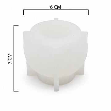 Orange Fruit Shape Silicone Candle Mould - 3D Sphere Mould