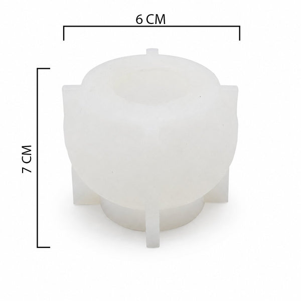Orange Fruit Shape Silicone Candle Mould - 3D Sphere Mould