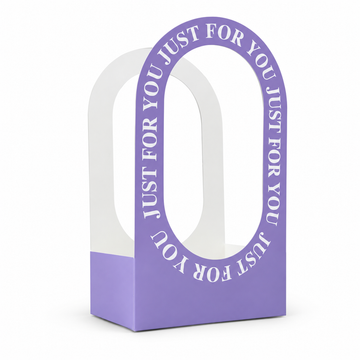 “Just For You” Purple Gift Box with Window – Premium Gift Packaging Box