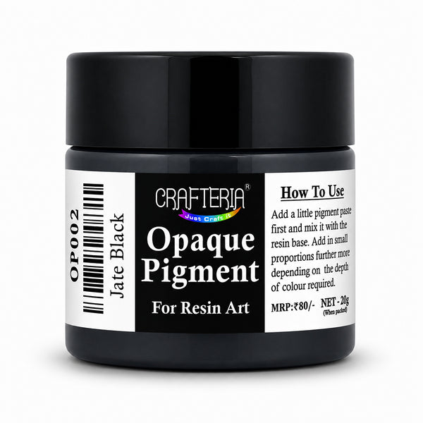 Jet Black Opaque Resin Pigment 20 Gram