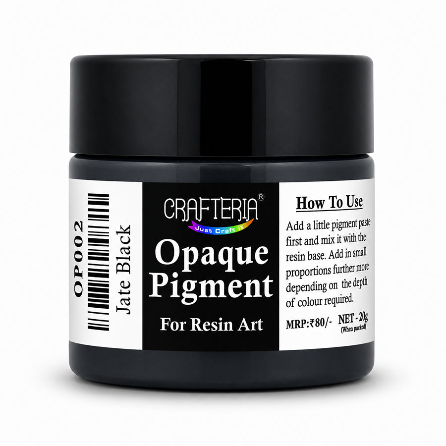Jet Black Opaque Resin Pigment 20 Gram