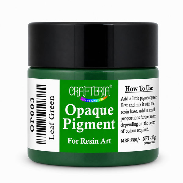 Leaf Green Opaque Resin Pigment 20 Gram
