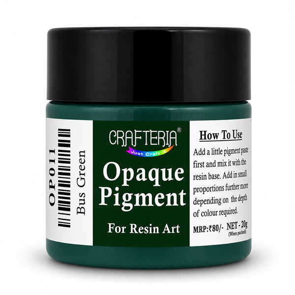 Bus Green Opaque Resin Pigment 20 Gram