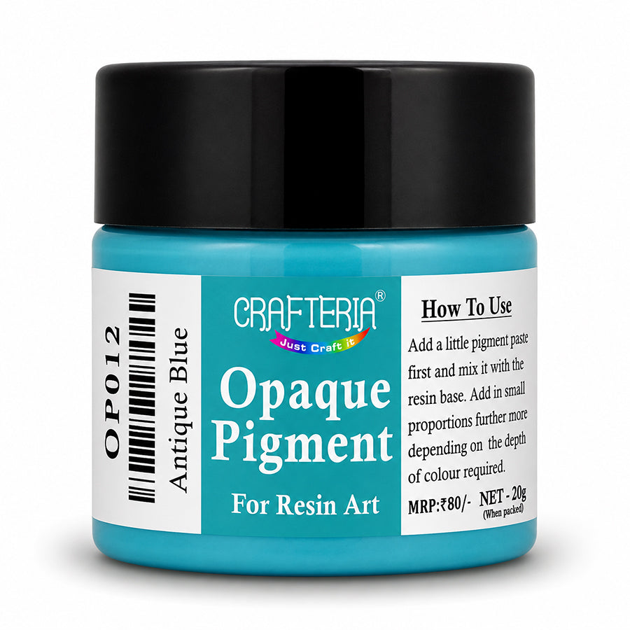 Antique Blue Opaque Resin Pigment 20 Gram