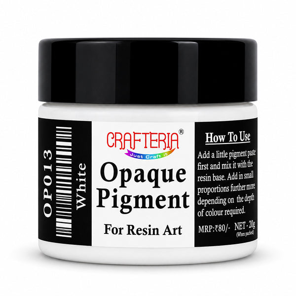 White Opaque Resin Pigment 20 Gram