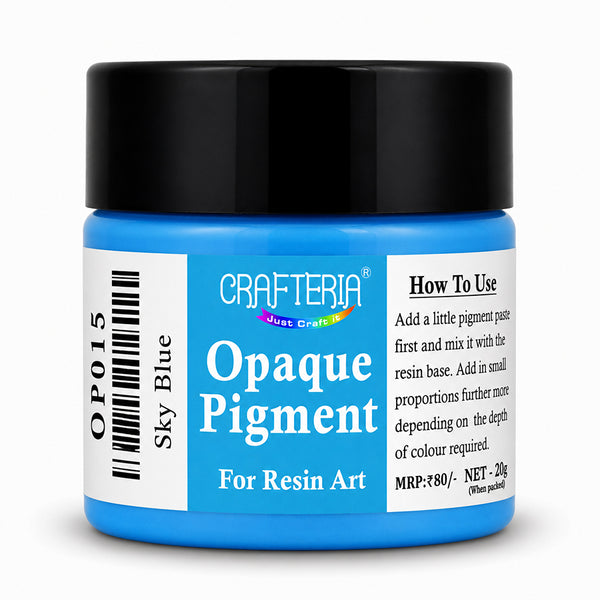 Sky Blue Opaque Resin Pigment 20 Gram