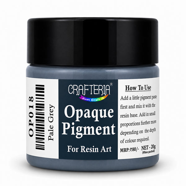 Pale Grey Opaque Resin Pigment 20 Gram