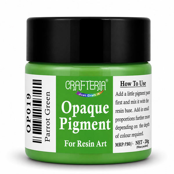Parrot Green Opaque Resin Pigment 20 Gram