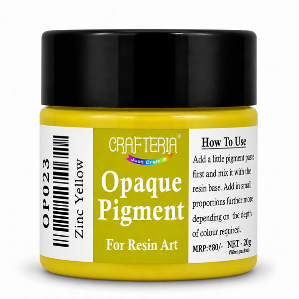 Zinc Yellow Opaque Resin Pigment 20 Gram