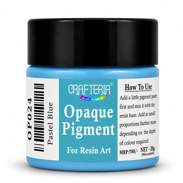 Pastel Blue Opaque Resin Pigment 20 Gram
