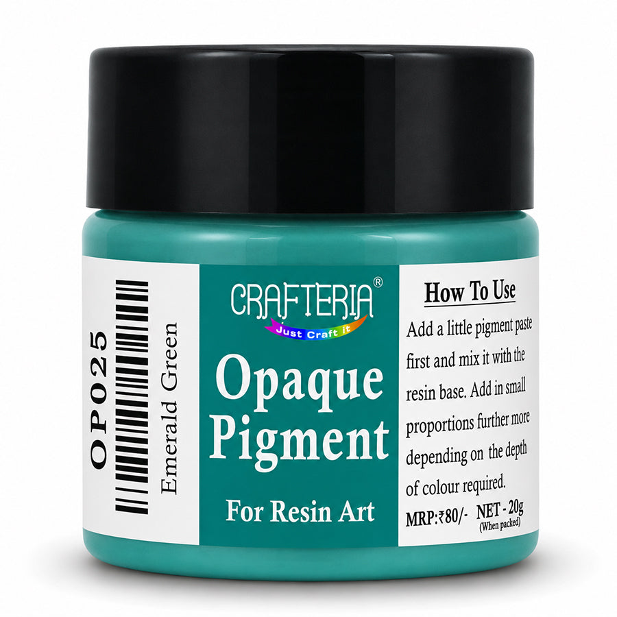 Emerald Green Opaque Resin  Pigment 20 Gram