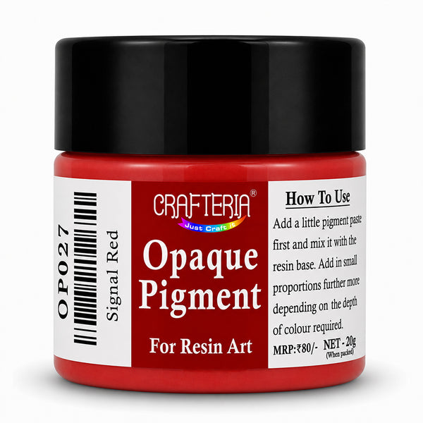 Signal Red Opaque Resin Pigment 20 Gram