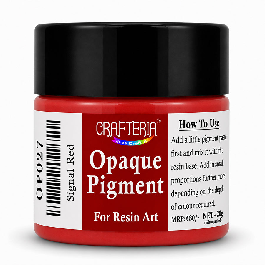 Signal Red Opaque Resin Pigment 20 Gram