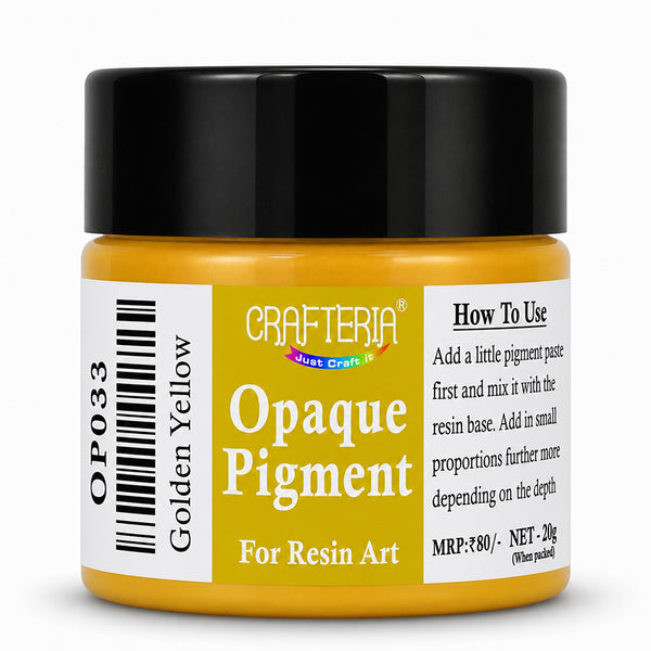 Golden Yellow Opaque Resin Pigment 20 Gram