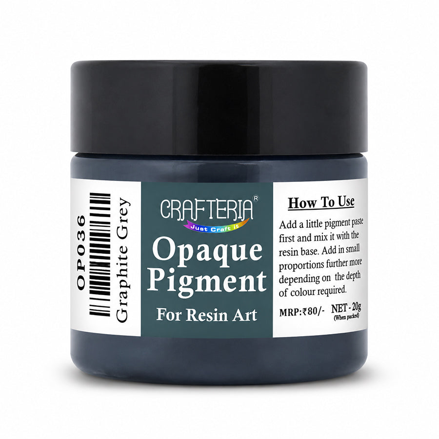 Graphite Grey Opaque Resin Pigment 20 Gram