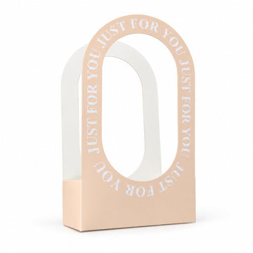 “Just For You” Cream Gift Box with Window – Premium Gift Packaging Box