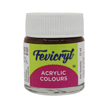 Crafteria Dark Brown Pidilite Fevicryl Acrylic Colours 15ml