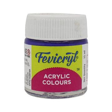 Crafteria Violet Pidilite Fevicryl Acrylic Colours 15ml