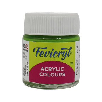 Crafteria Greenery Pidilite Fevicryl Acrylic Colours 15ml