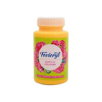 Crafteria Chrome Yellow Pidilite Fevicryl Acrylic Colours 500ml