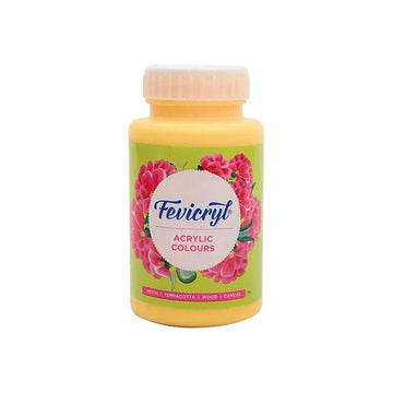Crafteria Golden Yellow Pidilite Fevicryl Acrylic Colours 500ml