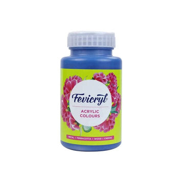 Crafteria Cerulean Blue Pidilite Fevicryl Acrylic Colours 500ml