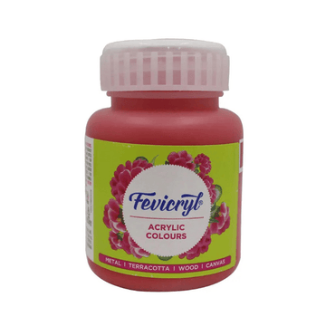 Crafteria Coral Red Pidilite Fevicryl Acrylic Colours 500ml