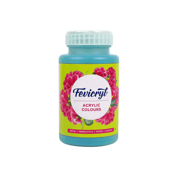 Crafteria Teal Blue Pidilite Fevicryl Acrylic Colours 500ml